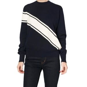 THE FIFTH LABEL Navy Varsity Sweater